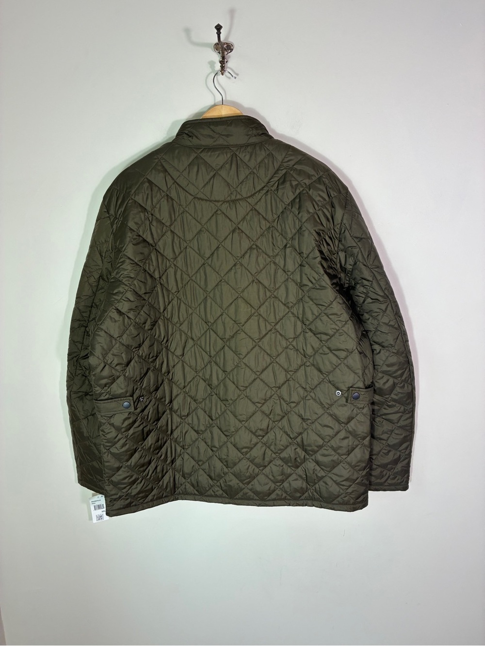 Barbour Olive Flyweight Chelsea Quilted Jacket Size 2XL NWT - Picture 2 of 9